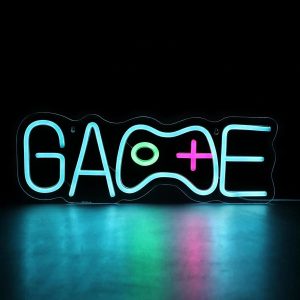 Gaming Neon Sign – Gamepad-Shaped LED Wall Light for Boys’ Room & Gaming Decor
