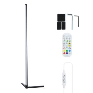 Neoglint D C5V BT Connected 72 LEDs Corner Floor Lamp – RGB Standing Light with App & Music Control