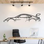Car Silhouette Wall Art Sticker