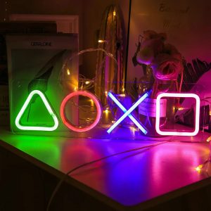 Neon Sign Custom Game Icon Light