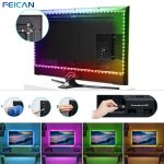 Gaming LED Light Strip – 2M RGB Monitor/TV Backlight with USB, Music Sync & Remote Control